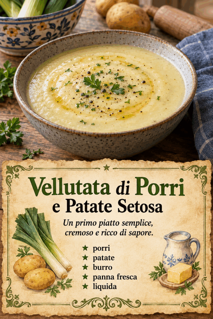 Vellutata di Porri e Patate Setosa