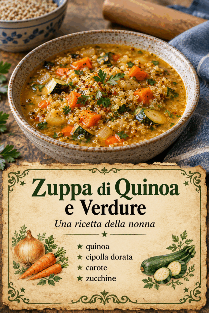 Zuppa di Quinoa e Verdure