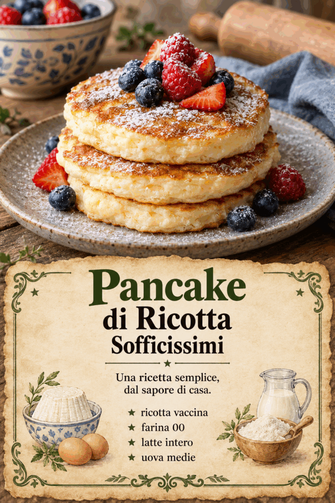 Pancake di Ricotta Sofficissimi