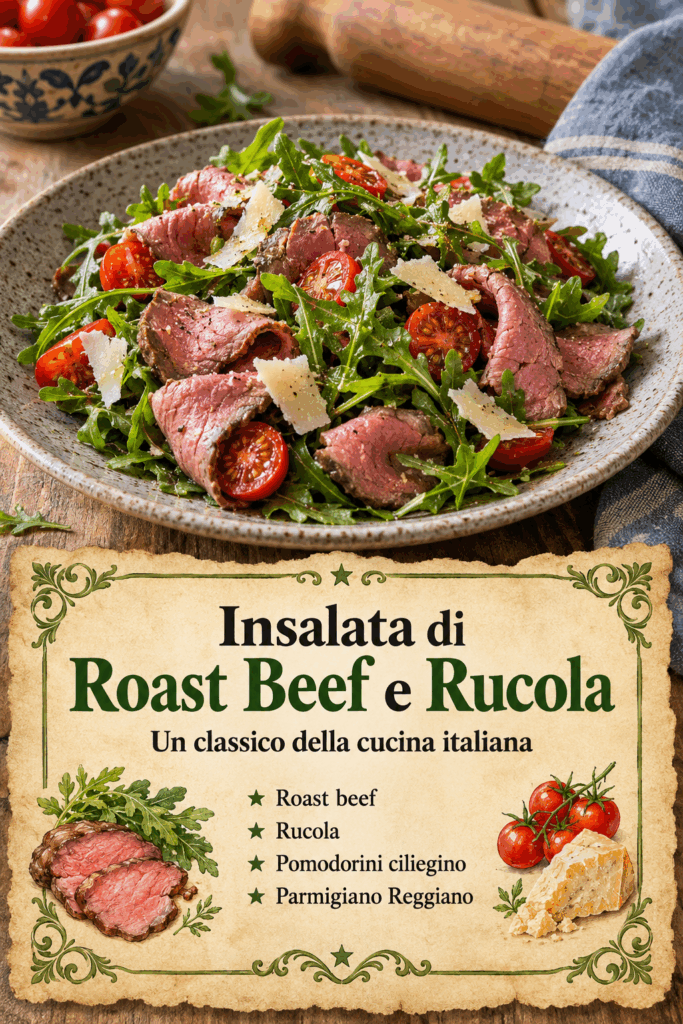 Insalata di Roast Beef e Rucola
