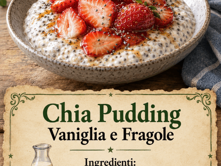 Chia Pudding Vaniglia e Fragole