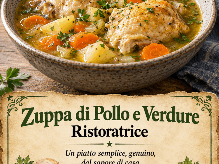 Zuppa di Pollo e Verdure Ristoratrice