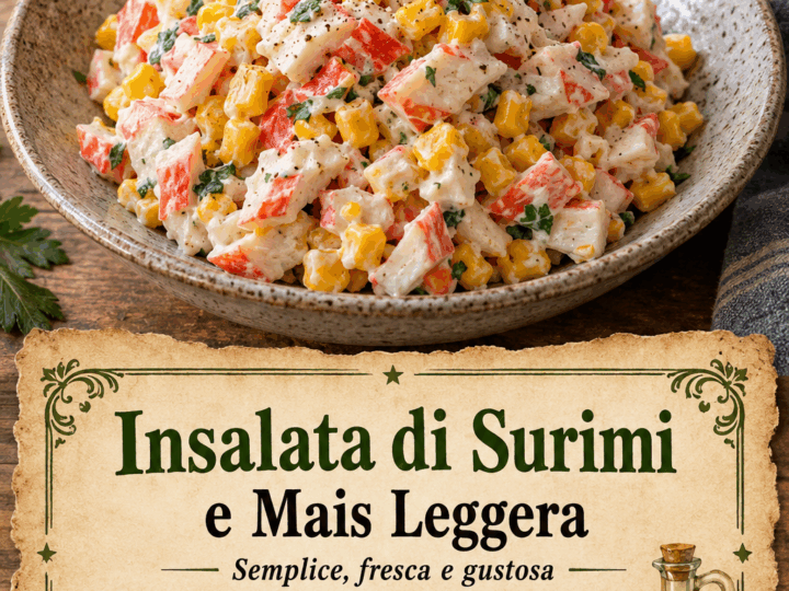 Insalata di Surimi e Mais Leggera
