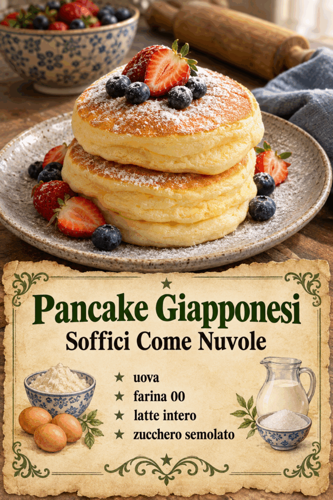 Pancake Giapponesi Soffici Come Nuvole