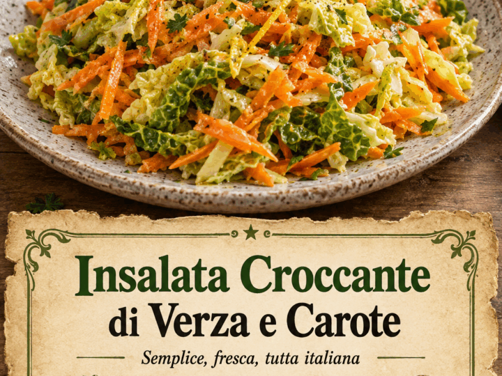 Insalata Croccante di Verza e Carote