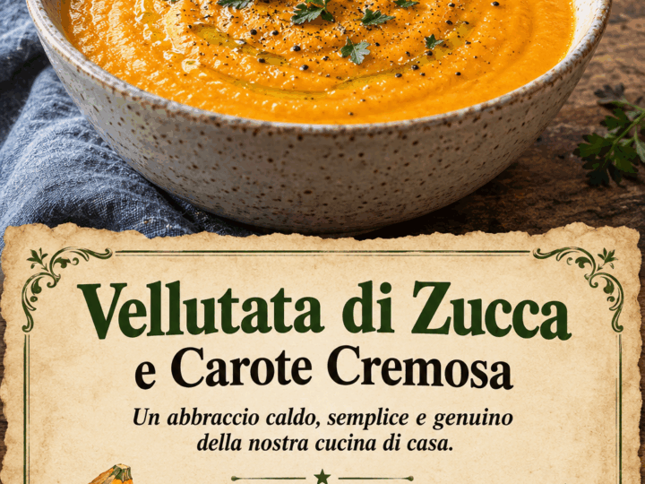 Vellutata di Zucca e Carote Cremosa
