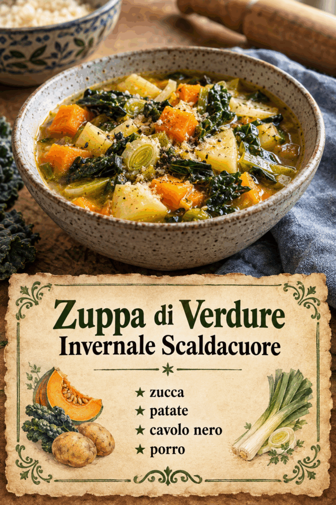 Zuppa di Verdure Invernale Scaldacuore
