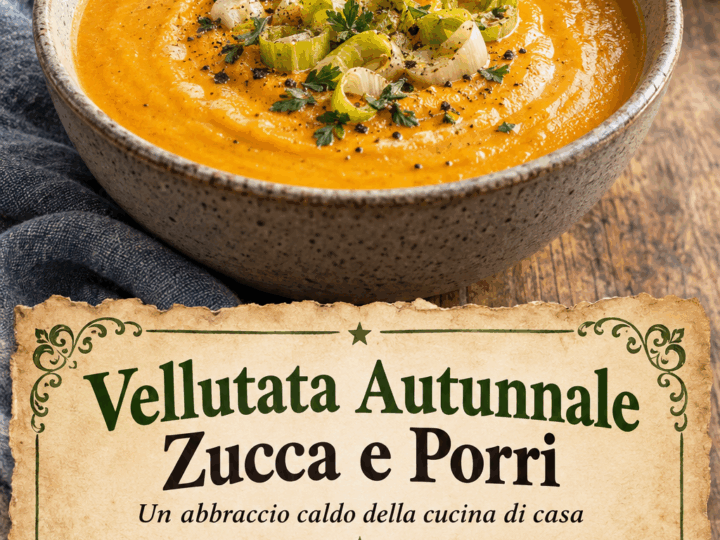 Vellutata Autunnale Zucca e Porri