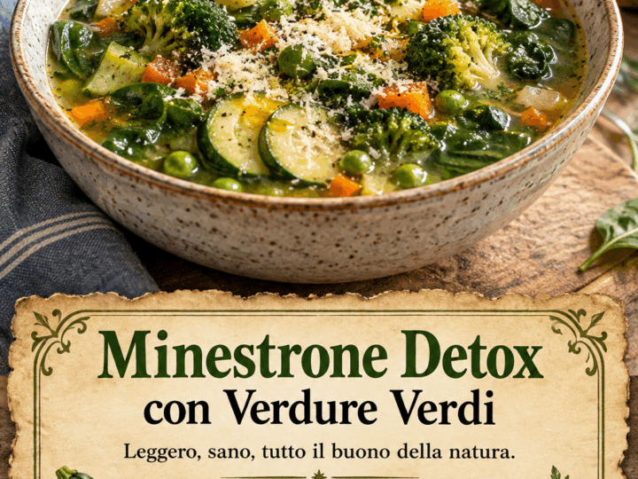 Minestrone Detox con Verdure Verdi