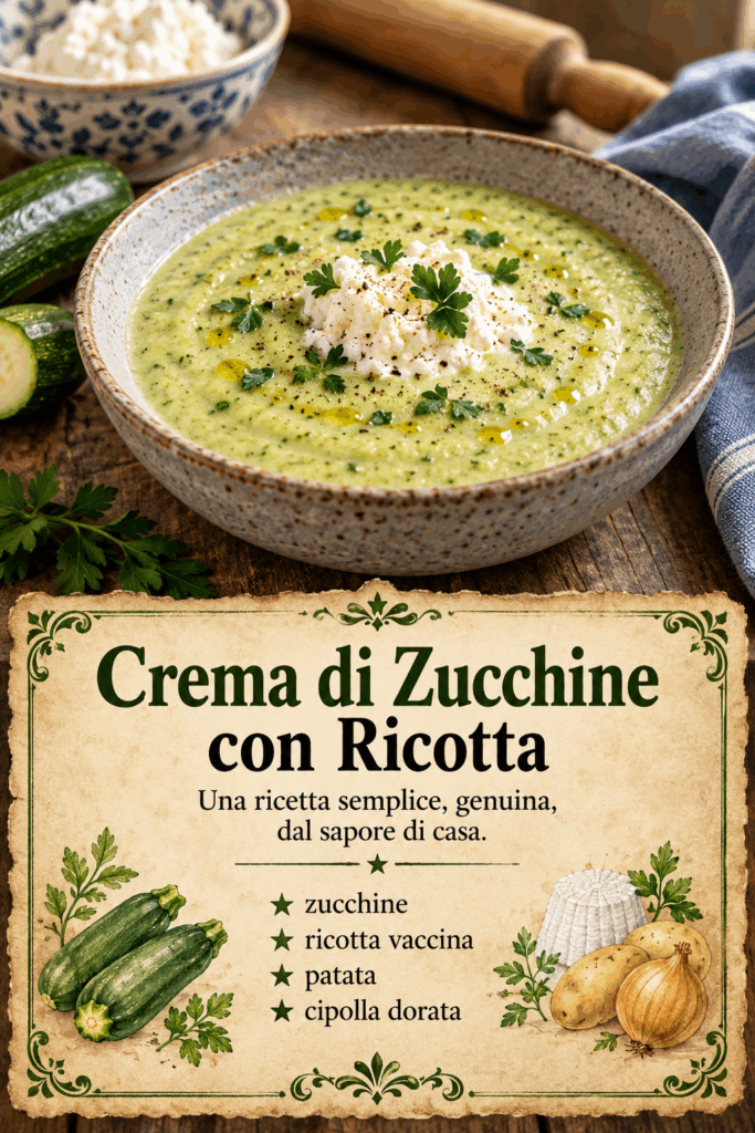 Crema di Zucchine con Ricotta