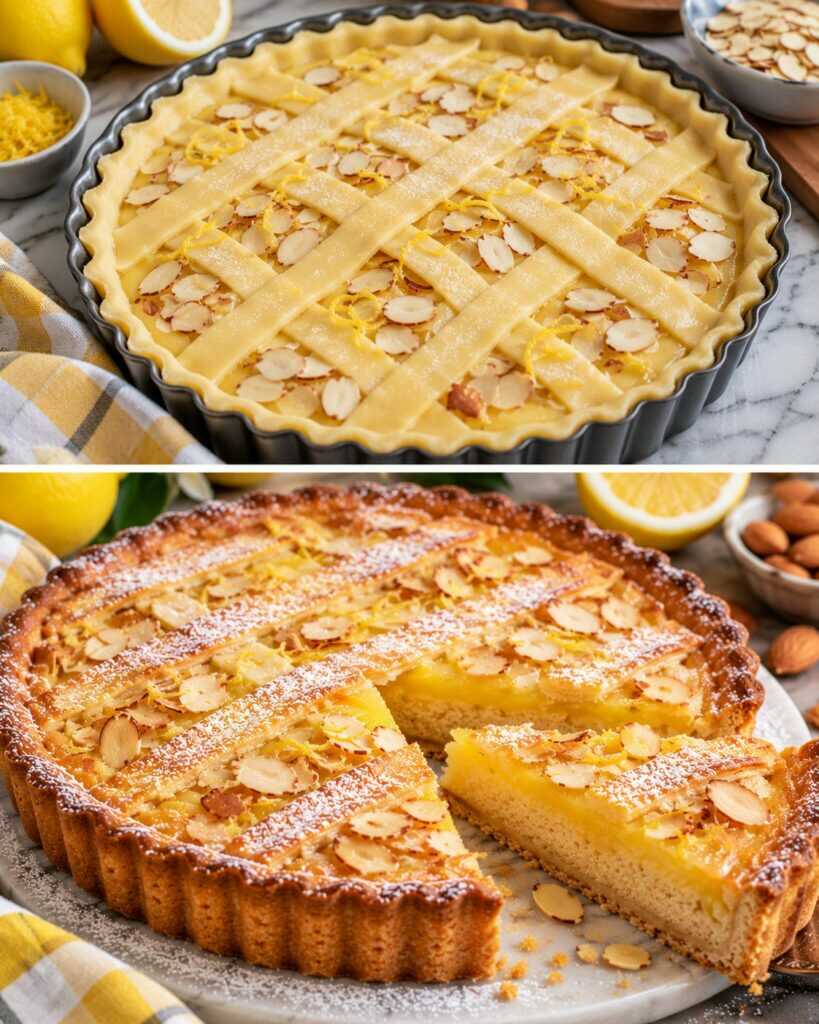 Crostata al Limone con Frangipane alle Mandorle