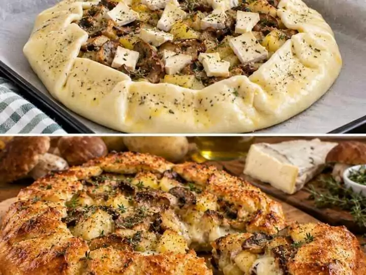 Rustico con Funghi Porcini, Patate e Cuore di Taleggio