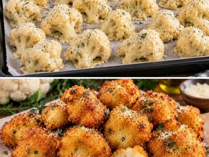 Cavolfiore in Pastella Croccante con Parmigiano ed Erbe Aromatiche