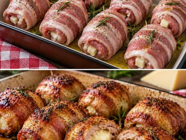 Bombette di Maiale con Pancetta e Cuore di Caciocavallo
