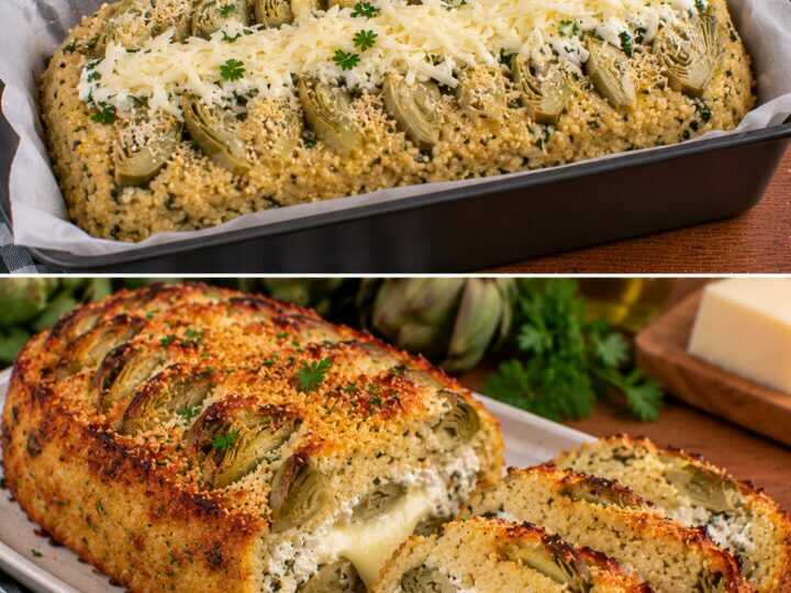 Polpettone di Miglio con Carciofi, Ricotta e Cuore di Provolone