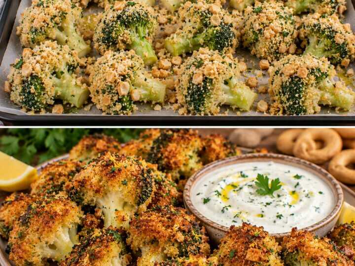 Broccoli Croccanti con Panatura di Taralli e Salsa allo Yogurt