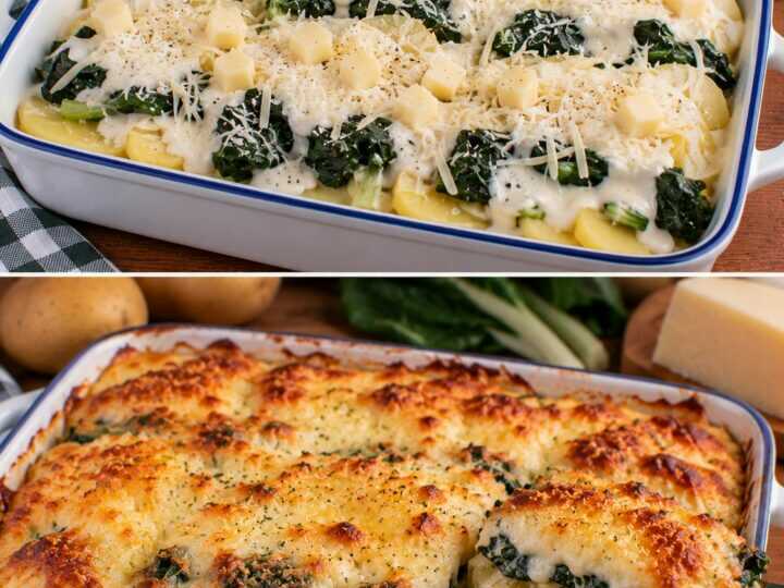 Bietole al Forno con Patate, Besciamella e Asiago