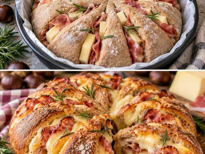 Pane Rustico alle Castagne con Speck, Fontina e Rosmarino 🍞🧀