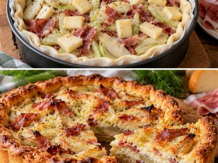 🥧 Torta Rustica con Finocchi, Speck e Scamorza Affumicata