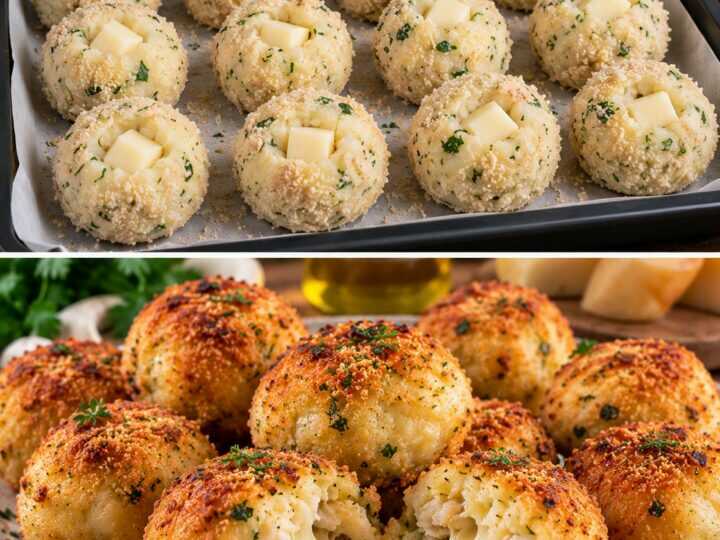 Bombette di Patate e Baccalà con Cuore di Caciocavallo