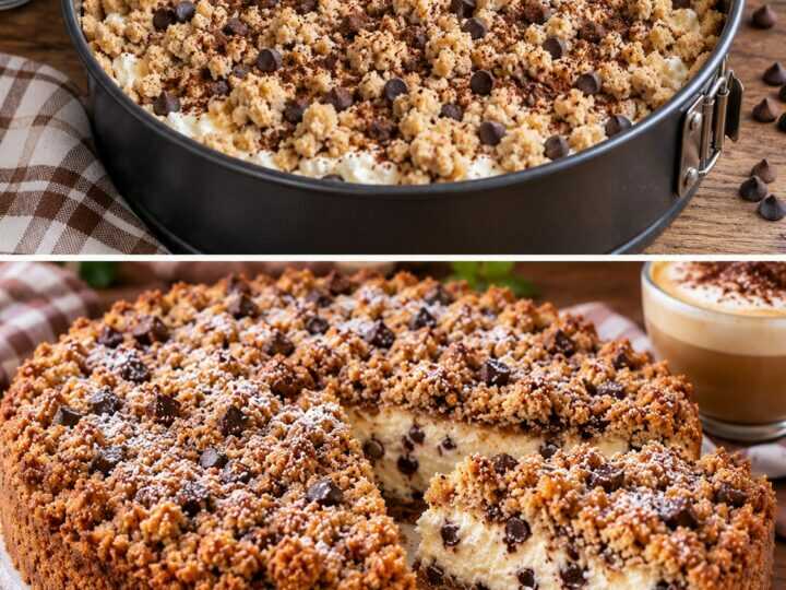Sbriciolata al Cappuccino con Ricotta e Cioccolato