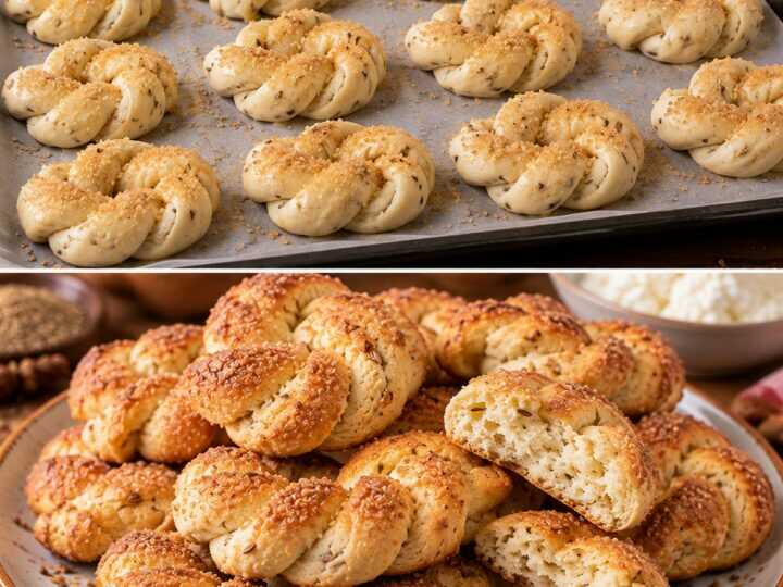 Biscotti a Treccina con Ricotta, Semi di Anice e Zucchero di Canna