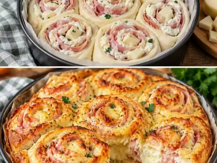 🌹 Torta Salata a Rosette con Prosciutto Cotto, Ricotta e Scamorza