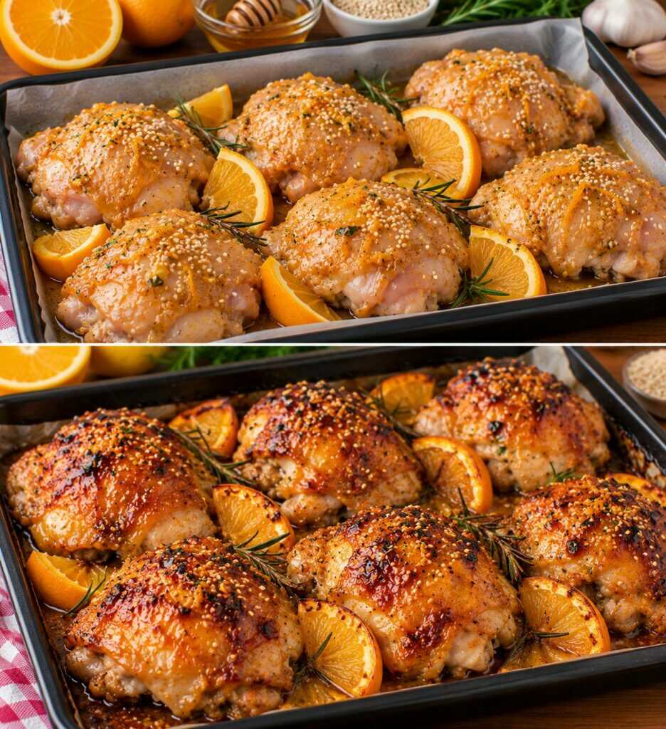 Sovracosce di Pollo Glassate all&rsquo;Arancia con Miele e Semi di Sesamo: Dorate, Succose e Irresistibili