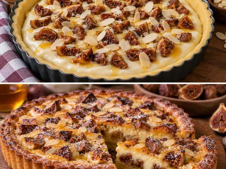 Crostata Morbida al Miele di Castagno con Crema al Latte e Fichi Secchi
