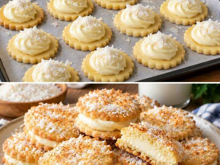 Frollini al Burro con Crema al Latte e Scaglie di Cocco: Friabili, Cremosi e Irresistibili