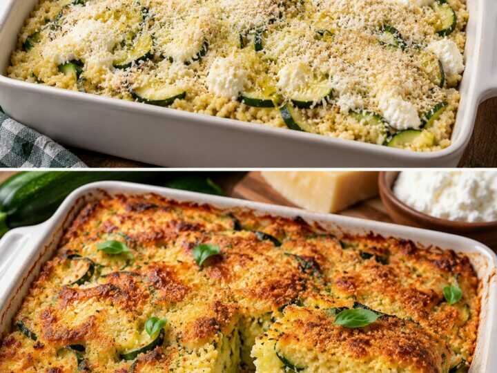Sformato di Miglio con Zucchine, Ricotta e Parmigiano