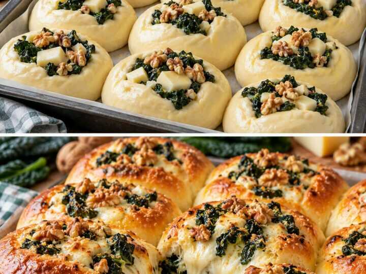 🥖 Panini Rustici al Cavolo Nero con Provola Affumicata e Noci