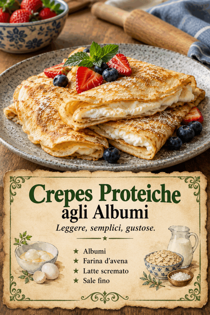 Crepes Proteiche agli Albumi