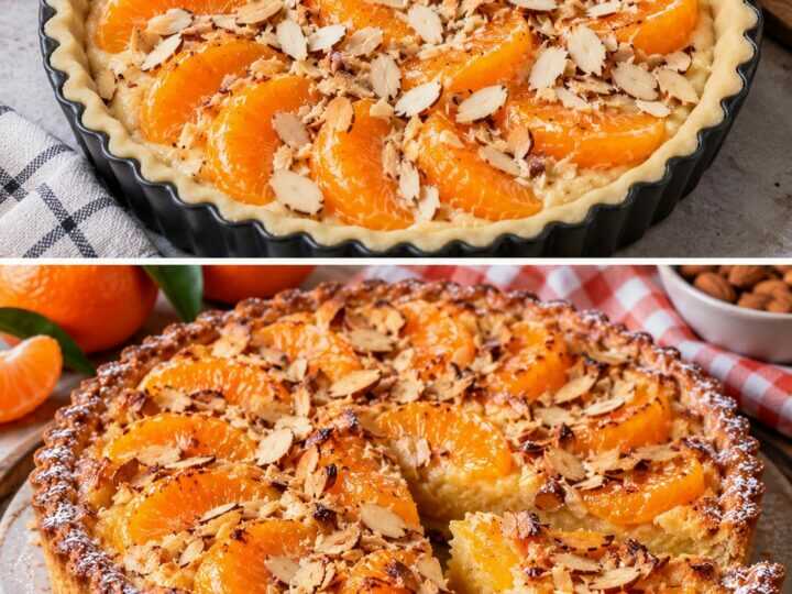 Crostata Frangipane al Mandarino con Mandorle Croccanti