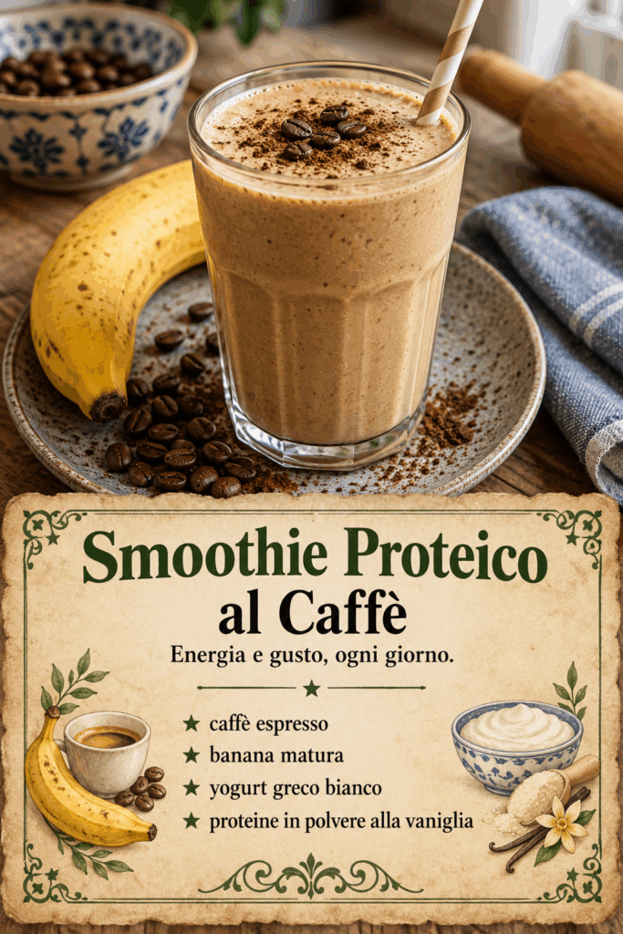 Smoothie Proteico al Caffè