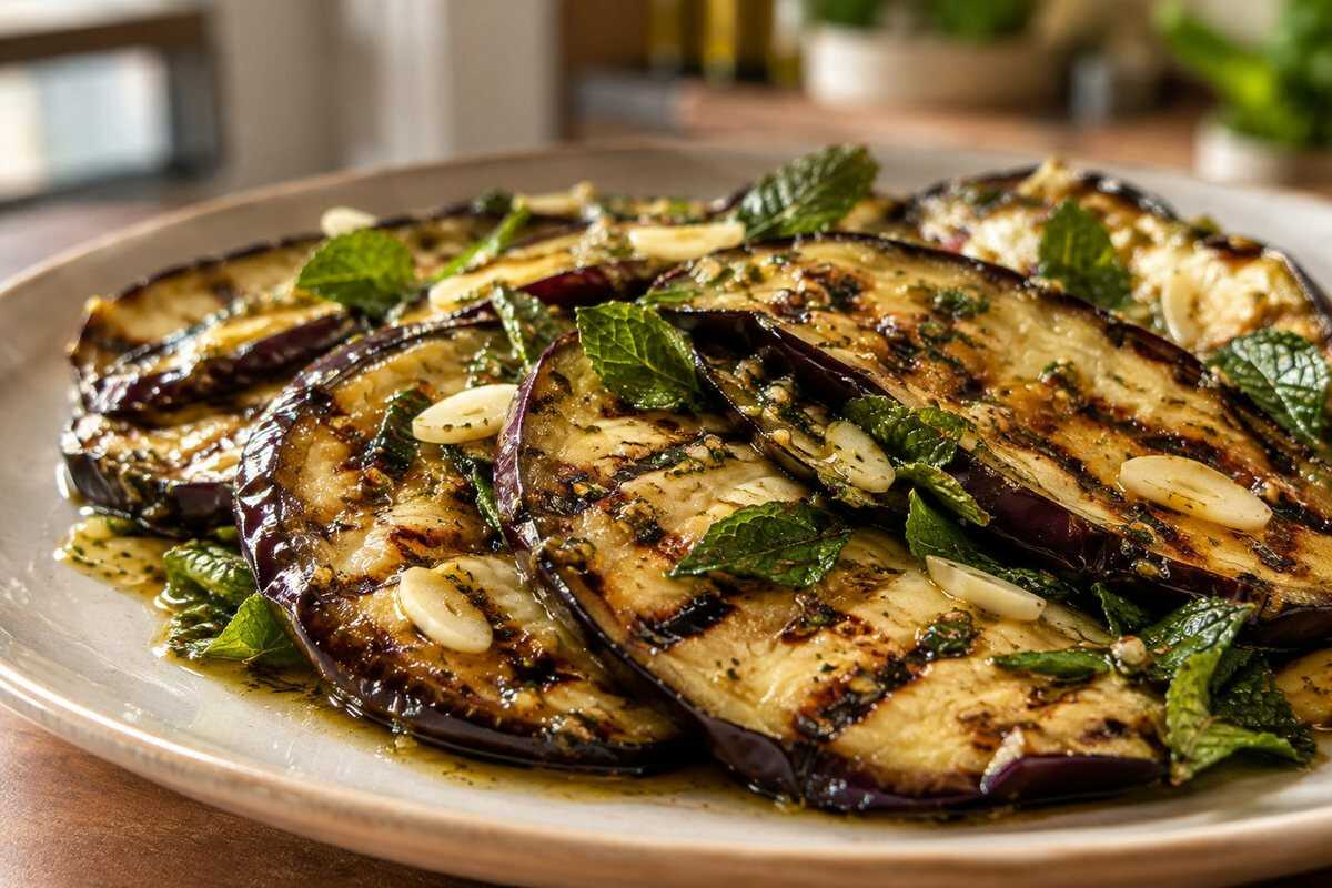 Melanzane grigliate alla menta