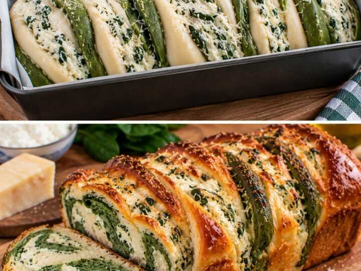 Pane in Cassetta Variegato agli Spinaci con Ricotta e Parmigiano