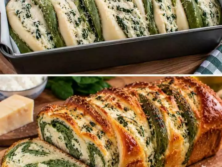 Pane in Cassetta Variegato agli Spinaci con Ricotta e Parmigiano