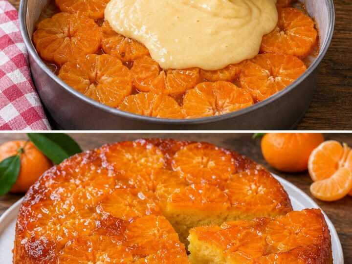 Torta Rovesciata ai Mandarini: Soffice, Profumata e Caramellata