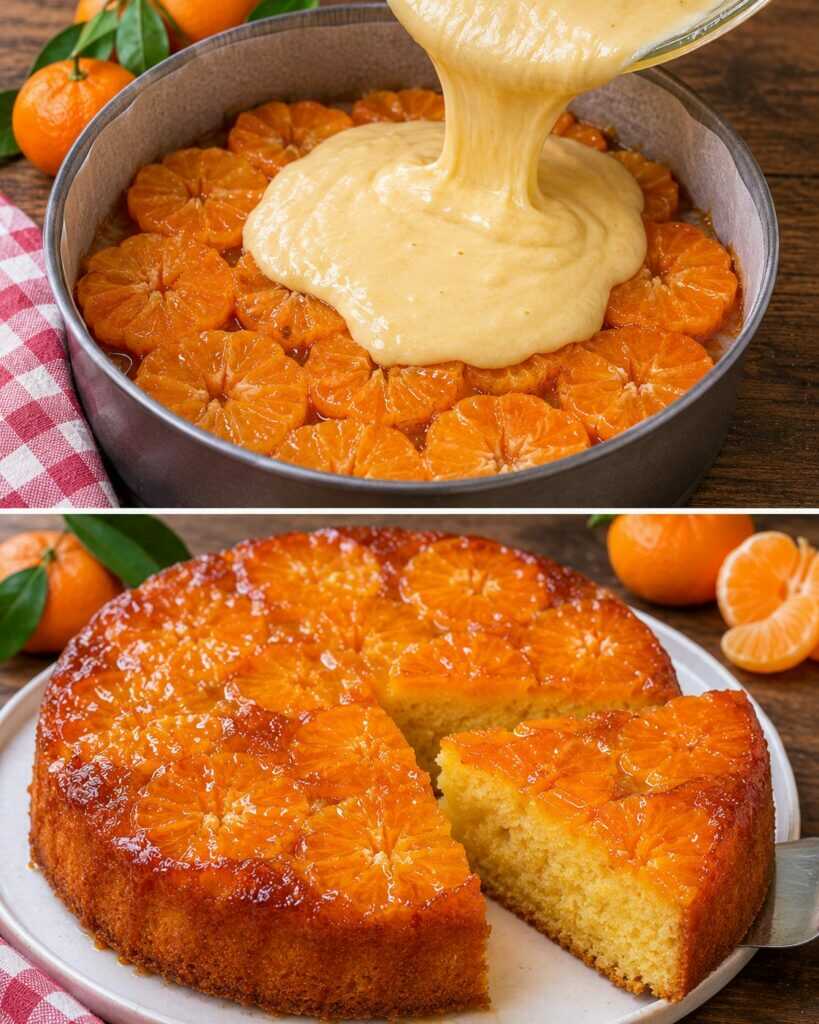 Torta Rovesciata ai Mandarini: Soffice, Profumata e Caramellata