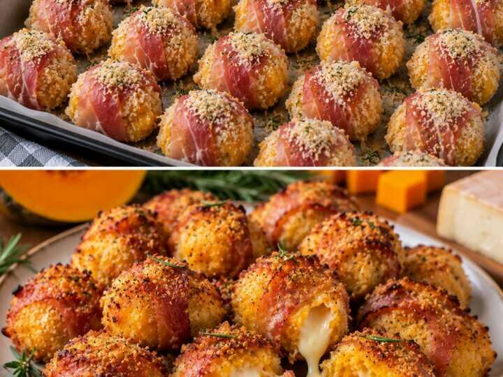 🎃 Bocconcini di Zucca Croccante con Speck e Cuore di Taleggio