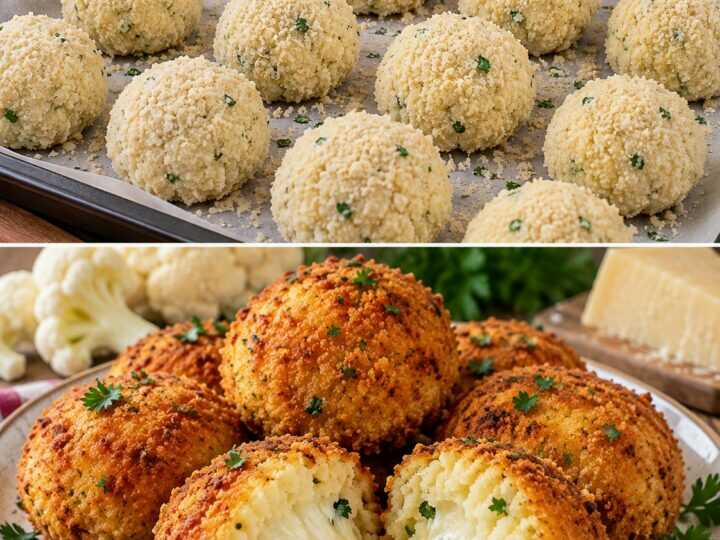 Crocchette di Cavolfiore con Pecorino e Cuore di Mozzarella