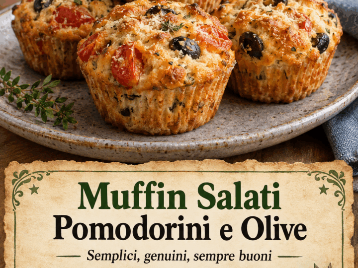 Muffin Salati Pomodorini e Olive