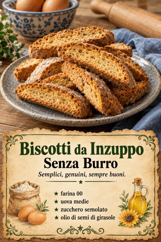 Biscotti da Inzuppo Senza Burro