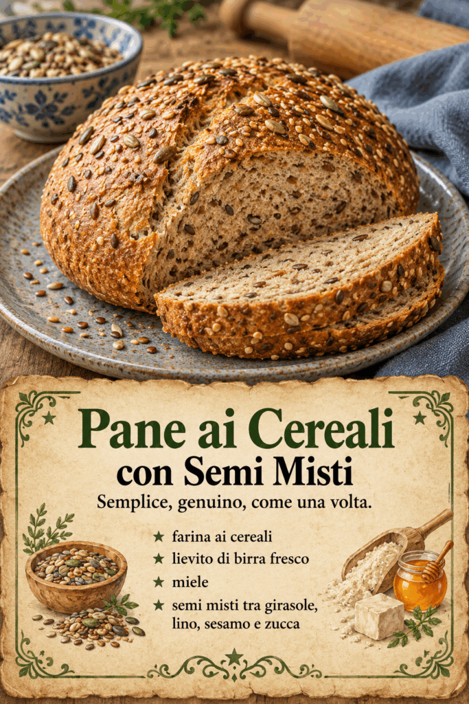 Pane ai Cereali con Semi Misti