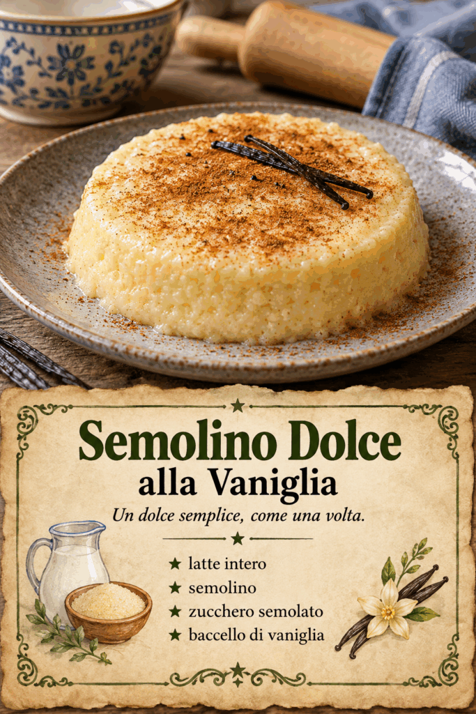 Semolino Dolce alla Vaniglia
