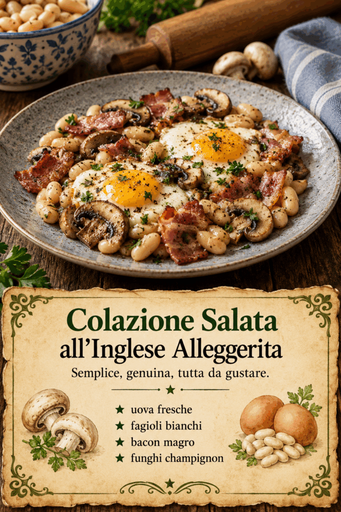 Colazione Salata all&rsquo;Inglese Alleggerita