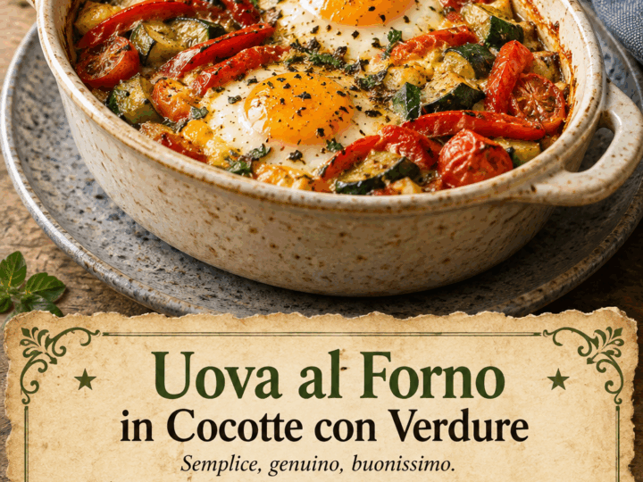 Uova al Forno in Cocotte con Verdure