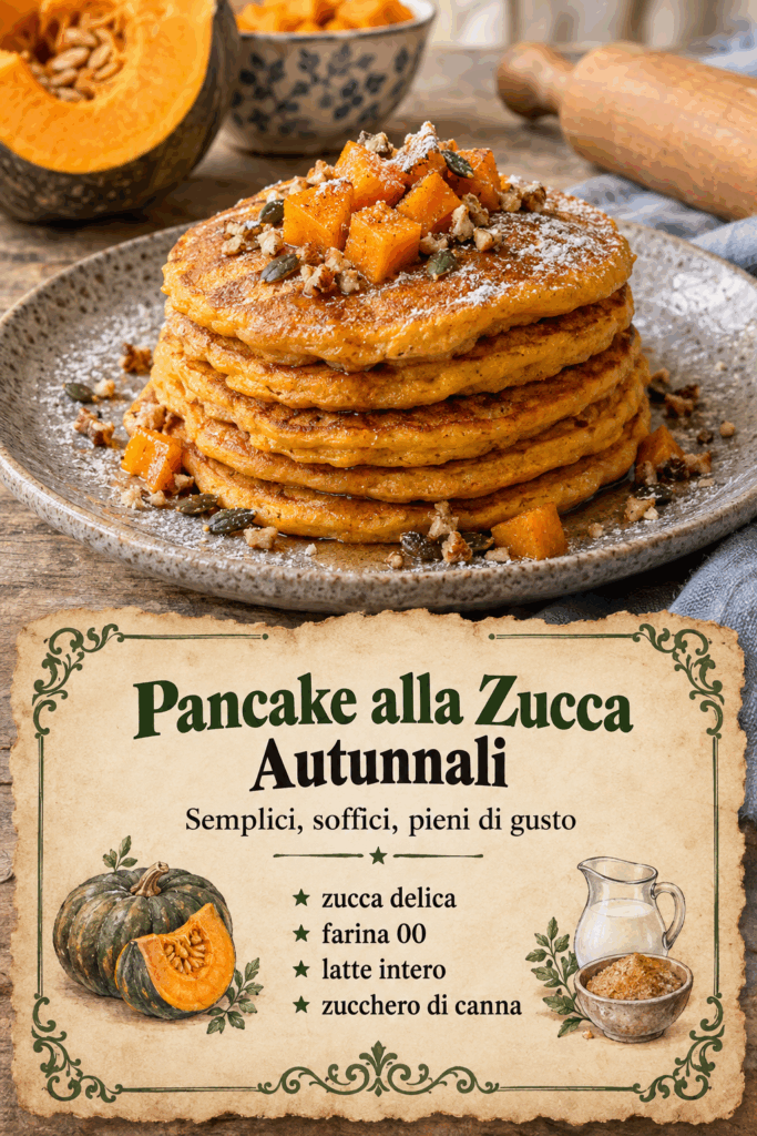 Pancake alla Zucca Autunnali