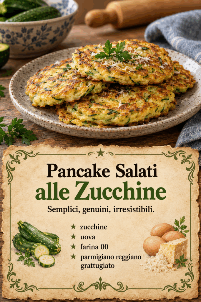Pancake Salati alle Zucchine